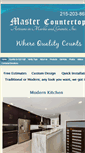 Mobile Screenshot of mastercountertops.com